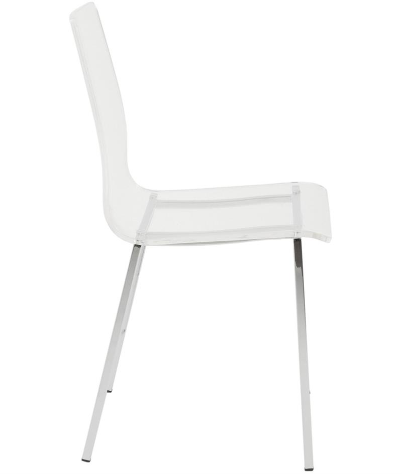 Stella Clear Acrylic Side Chair Home and Office